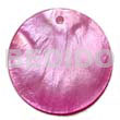 25mm round pink hammershell