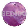 40mm round lilac kabibe