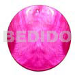 40mm round fuschia hammershell