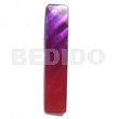 50mmx10mm rectangular two tone red-purple