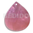 Kabibe rounded teardrop 35mmx30mm-two tone