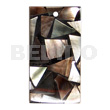 Flat30mmx15mm rectangle black