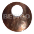 40mm round brownlip 16mm