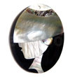 50mmx38mm oval pendant elegant hat