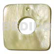 40mmx40mm light yellow square hammershell