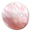 40mm round light pink hammershell