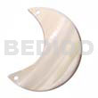 55mmx35mm kabibe shell quarter moon