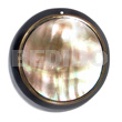 Round brownlip laminated in 45mm