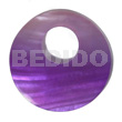 50mm round kabibe shell pendant