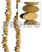 Nangka slidecut wood beads 4mmx8mmx21mm