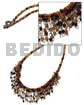 Glass beads in light brown