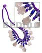 Violet macrame dangling 15mm