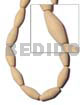 Natural white wood football 15mmx35mm