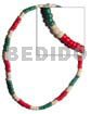 4-5mm red green bleach coco pokalet