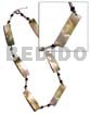 Blacklip bars glass beads