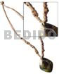 Macrame bead accent and