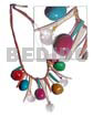 Bora bora necklace- dangling colored