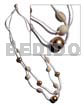 2 layes crème satin cord