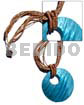 45mm round aqua blue kabibe