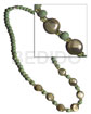 6mm light green wood beads