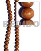 Bayong round wood beads 18mm