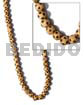 Natural wood round beads