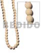 6-7mm natural white round wood