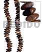 Tiger camagong slidecut wood beads
