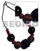 20mm 25mm round wrapped wood beads