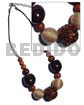 20mm 25mm round wrapped wood beads
