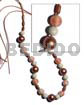 12mm wrapped wood beads