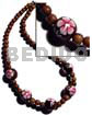8mm round robles wood beads