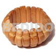 Elastic bayong wood bangle