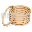 Natural white wood bangle