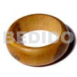 Robles rounded wood bangle