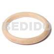 Natural white wood bangle