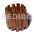 Robles wood elastic bangle
