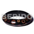 Wood saucer bangle laminated