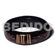 Wood bangle laminated