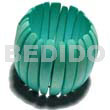 Elastic mint green buffed and