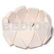 35mmx20mm teardrop buffed natural white