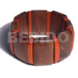 30mmx20mm robles wood elastic bangle