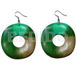 Dangling 35mm round wavy wood